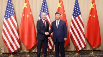 Presiden China, Xi Jinping, menyampaikan empat peringatan kepada Presiden Joe Biden. Foto/X/@shen_shiwei