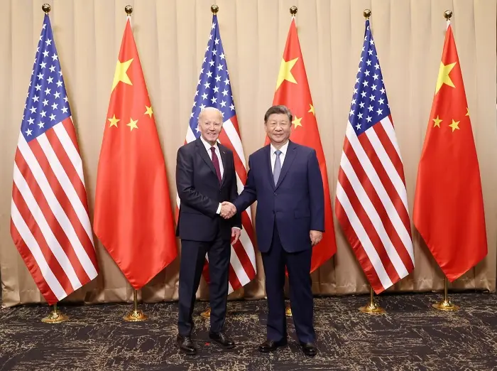 Presiden China, Xi Jinping, menyampaikan empat peringatan kepada Presiden Joe Biden. Foto/X/@shen_shiwei